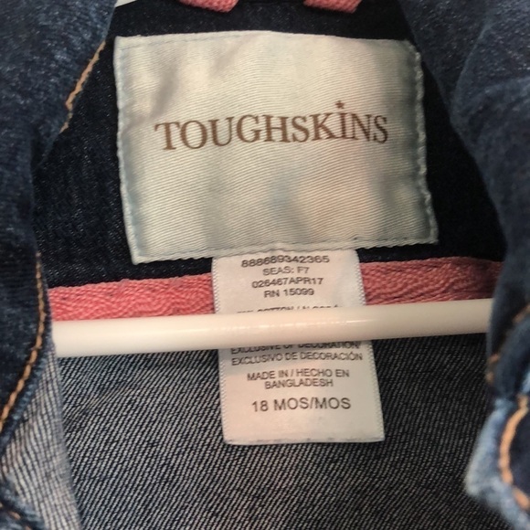 Toughskins Jean jacket 18 months - Picture 3 of 4